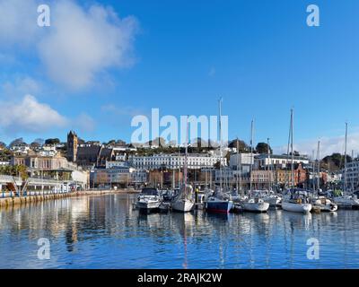 UK, Devon, Torquay Harbour Stockfoto