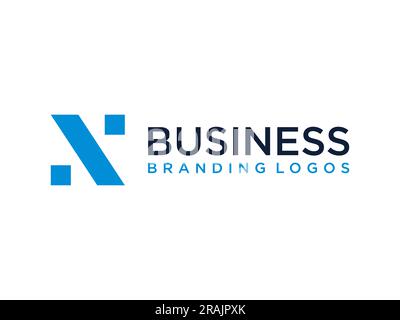 Designelemente für Symbol mit Buchstabe N Logo. Stock Vektor