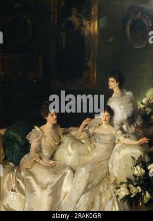 John Singer Sargent – The Wyndham Sisters: Lady Elcho, Mrs. Adeane und Mrs. Tennant, 1899 Stockfoto