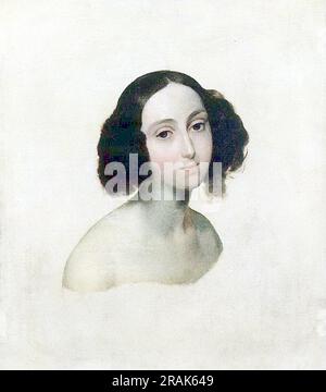 Porträt von Großherzogin Olga Nikolajewna 1841 von Karl Bryullov Stockfoto