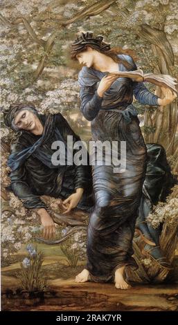 Merlin (Merlin und Vivien) 1874 von Edward Burne-Jones Stockfoto