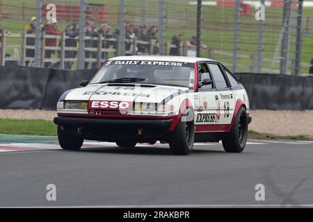 Riorden Welby, Jack Moody, Rover SD1, HRDC „Gerry Marshall“ Trophy Series, über 30 Fahrzeuge auf dem Spielfeld für ein 45-minütiges Rennen mit zwei Fahrern Stockfoto