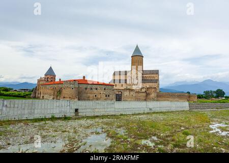 Das georgianisch-orthodoxe Kloster Alaverdi in der Region Kakheti im Osten Georgiens. Religion Stockfoto