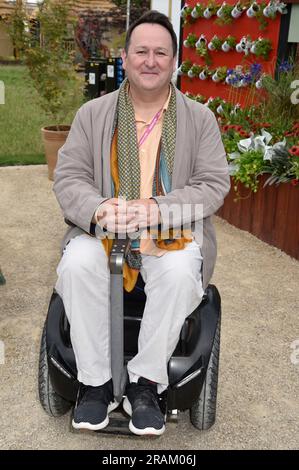 3. Juli 2023 East Molesey, Surrey, Großbritannien. Mark Lane beim Hampton Court Palace Garden Festival 2023. Sue Andrews/Alamy. Stockfoto