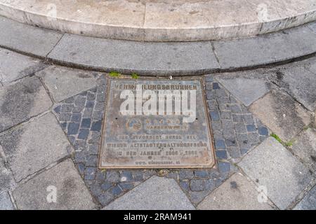 Josefsbrunnen, Heiratsbrunnen Am Hohen Markt, Wien, Osterreich Stockfoto