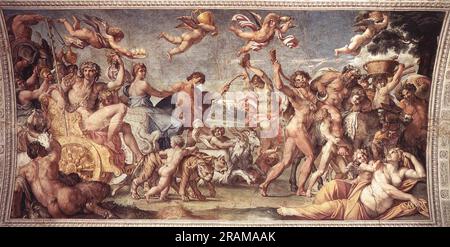 Triumph von Bacchus und Ariadne 1602 von Annibale Carracci Stockfoto