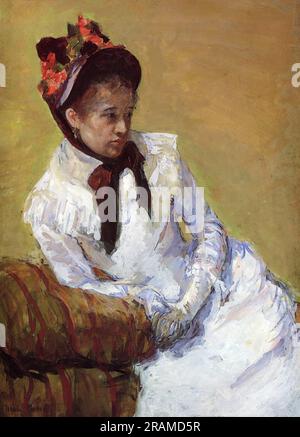 Porträt des Künstlers 1878 von Mary Cassatt Stockfoto