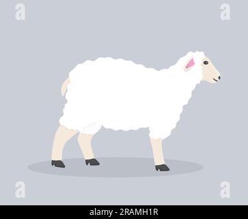 Osterschafsymbol--Vektordarstellung Stock Vektor