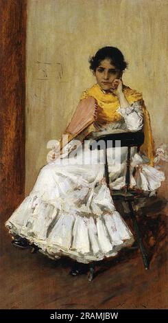 Ein spanisches Mädchen (Porträt von Mrs. Chase in spanischem Kleid) von William Merritt Chase Stockfoto