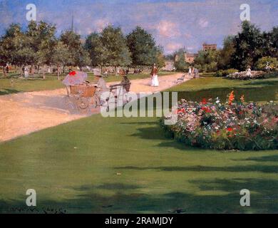 Tompkins Park, Brooklyn 1887 von William Merritt Chase Stockfoto