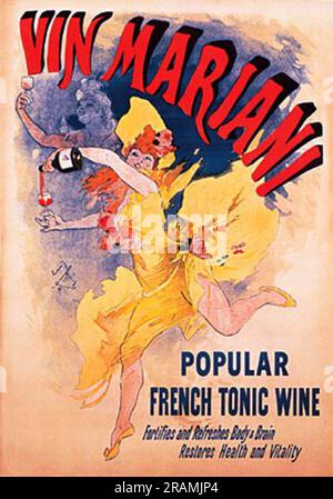 Vin Mariani 1894 von Jules Cheret Stockfoto