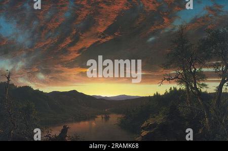 Twilight in the Wilderness 1860 von der Frederic Edwin Church Stockfoto