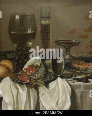 Stillleben mit Trinkgefäßen 1649 von Pieter Claesz Stockfoto