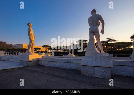 Stadio dei marmi, Foro italico, Roma, Latium, Italien Stockfoto