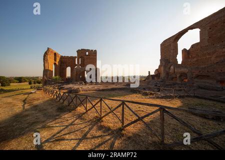 Villa dei Quintili - archäologischer Park Appia Antica, Rom, Latium, Italien Stockfoto