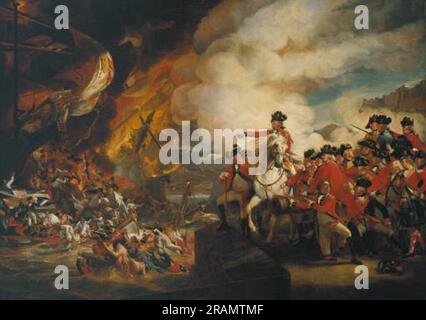 Die Belagerung und Befreiung von Gibraltar 1783 von John Singleton Copley Stockfoto