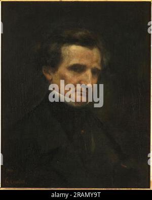 Hector Berlioz 1850 von Gustave Courbet Stockfoto