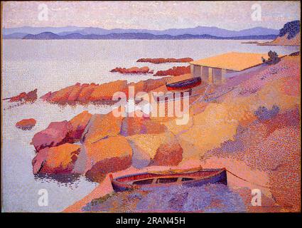 Küste nahe Antibes 1891 bei Henri-Edmond Cross Stockfoto