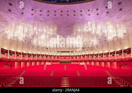 Turin, Piemont, Italien, Neues Königliches Theater, 1973, Projekt von Carlo Mollino, der Halle Stockfoto