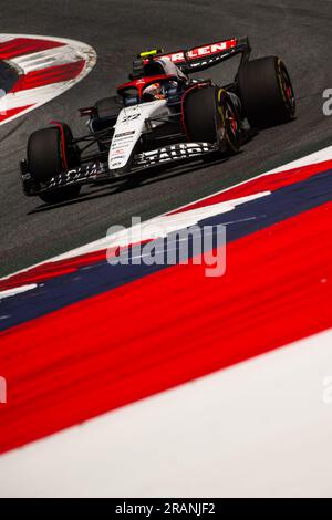 Spielberg/Österreich - 30/06/2023, #22 Yuki Tsunoda (JPN, AlphaTauri), Free Practice, FIA F1 Österreichischer Grand Prix Stockfoto