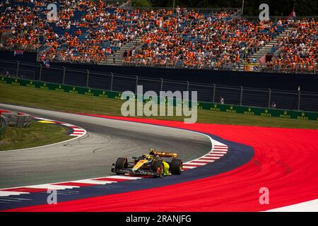 Spielberg/Österreich - 30/06/2023, #4 Lando Norris (GBR, McLaren), Free Practice, FIA F1 Österreichischer Grand Prix Stockfoto