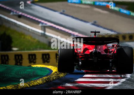 Red Bull Ring, Spielberg, Österreich, 2. Juli 2023: Charles Leclerc während des Formel-1-Großen Preises von Österreich Stockfoto