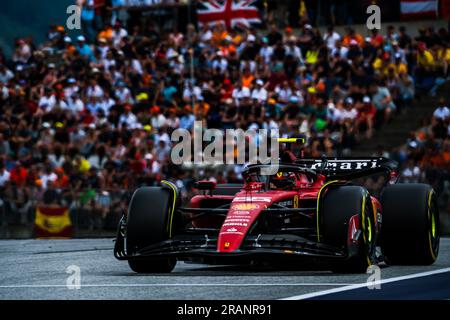 Red Bull Ring, Spielberg, Österreich, 2. Juli 2023: Carlos Sainz während des Formel-1-Großen Preises von Österreich Stockfoto