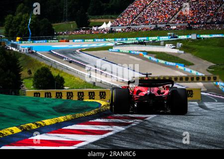 Red Bull Ring, Spielberg, Österreich, 2. Juli 2023: Charles Leclerc während des Formel-1-Großen Preises von Österreich Stockfoto