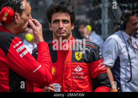 Red Bull Ring, Spielberg, Österreich, 2. Juli 2023: Carlos Sainz während des Formel-1-Großen Preises von Österreich Stockfoto