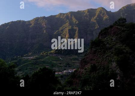 São Vicente, Berglandschaft, Insel Madeira Stockfoto