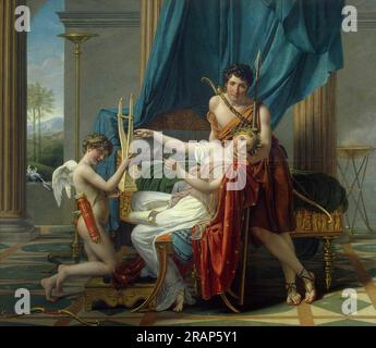 Sappho und Phaon 1809 von Jacques-Louis David Stockfoto