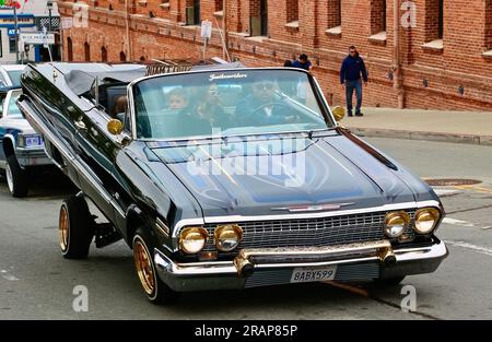 1964 Chevrolet Impala Cabriolet Lower Car San Francisco Kalifornien USA Stockfoto