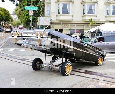 1964 Chevrolet Impala Cabriolet Lower Car San Francisco Kalifornien USA Stockfoto