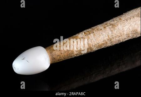 Nahaufnahme von Drumsticks Stockfoto