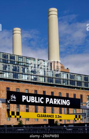 Battersea Power Station Regeneration Project, Stadtteil Wandsworth, London, England, Großbritannien Stockfoto