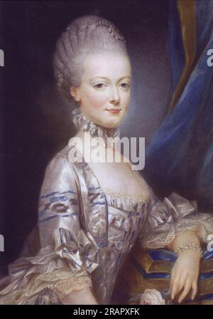 Erzherzogin Maria Antonia von Osterreich 1769 von Joseph Ducreux Stockfoto