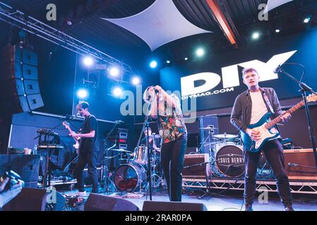 The Wide Eyed Boy trat am 4. Mai 2019 beim Liverpool Sound City Festival in Großbritannien auf. Stockfoto