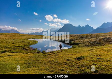 Great East, Grande Est, Parco Naturale Veglia-Devero, Val d'Ossola, Piedmont, Italien Stockfoto