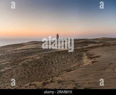Verlassener Leuchtturm im Norden Dänemarks, Europa Stockfoto