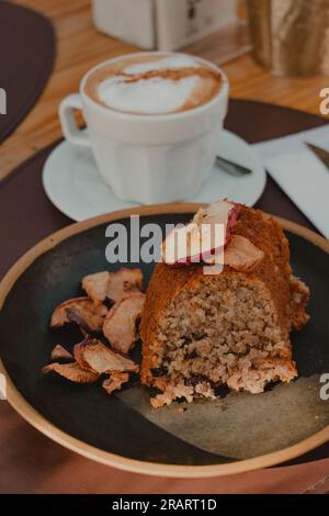 Frühstück im Café Stockfoto