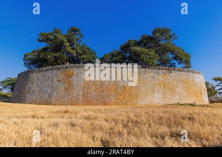 Die Great Zimbabwe Ruinen in der Nähe von Masvingo in Simbabwe, Südafrika Stockfoto