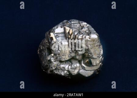 Pyrite (Narren Gold) Mineral. Stockfoto