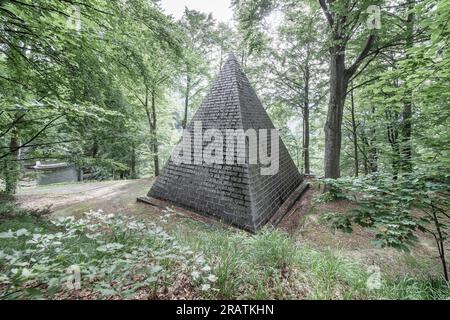 Der Monumentale Friedhof, das Heiligtum von Oropa, Biella, Piemont, Italien Stockfoto