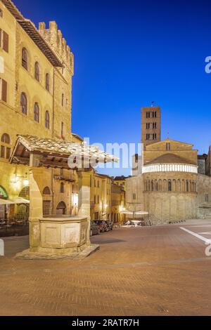 Piazza Grande, Arezzo, Toscana, Italien Stockfoto