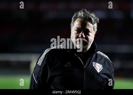 Sao Paulo, Brasilien. 05. Juli 2023. SP - SAO PAULO - 07/05/2023 - COPA DO BRASIL 2023, SAO PAULO X PALMEIRAS - Casares Präsident von Sao Paulo während eines Spiels gegen Palmeiras im Morumbi Stadion für die Copa do Brasil Meisterschaft 2023. Foto: Marcello Zambrana/AGIF/Sipa USA Kredit: SIPA USA/Alamy Live News Stockfoto