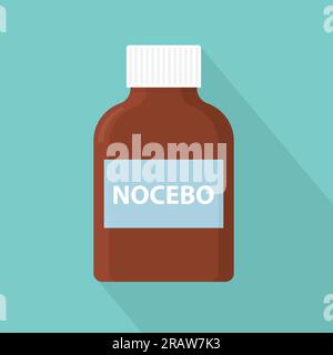 nocebo-Effektkonzept--Vektordarstellung Stock Vektor