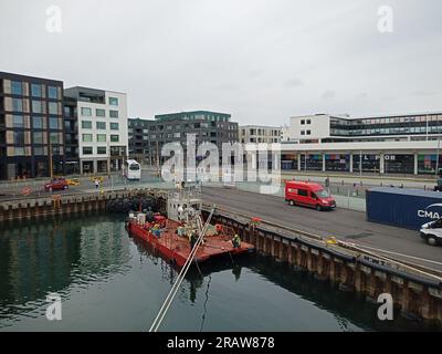 Reyjavik Hafen, reyjavik Kreuzfahrtanleger, Schiffe in reyjavik, Schleppboote, island, reyjavik island Stockfoto