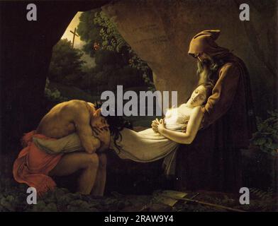 Die Beerdigung von Atala (das Entombment von Atala) 1808 von Anne-Louis Girodet Stockfoto