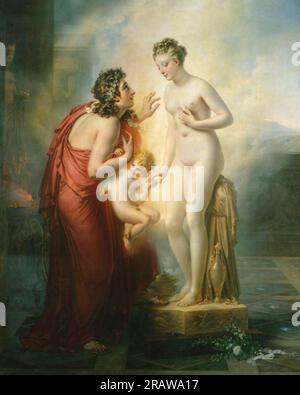 Pygmalion et Galatée 1819 von Anne-Louis Girodet Stockfoto