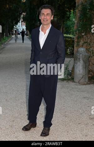 Rom, Italien. 05. Juli 2023. Fabrizio Gifuni besucht den roten Teppich Globo d'Oro 2023 in der Accademia Tedesca von Rom in der Villa Massimo. (Foto: Mario Cartelli/SOPA Images/Sipa USA) Guthaben: SIPA USA/Alamy Live News Stockfoto